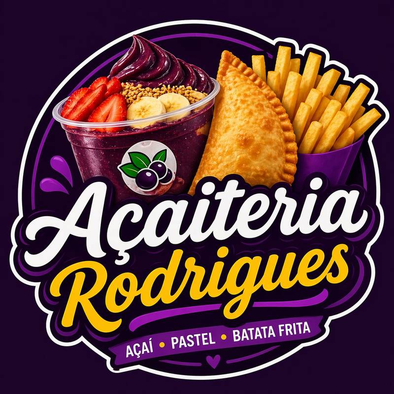 Logo Açaiteria Rodrigues